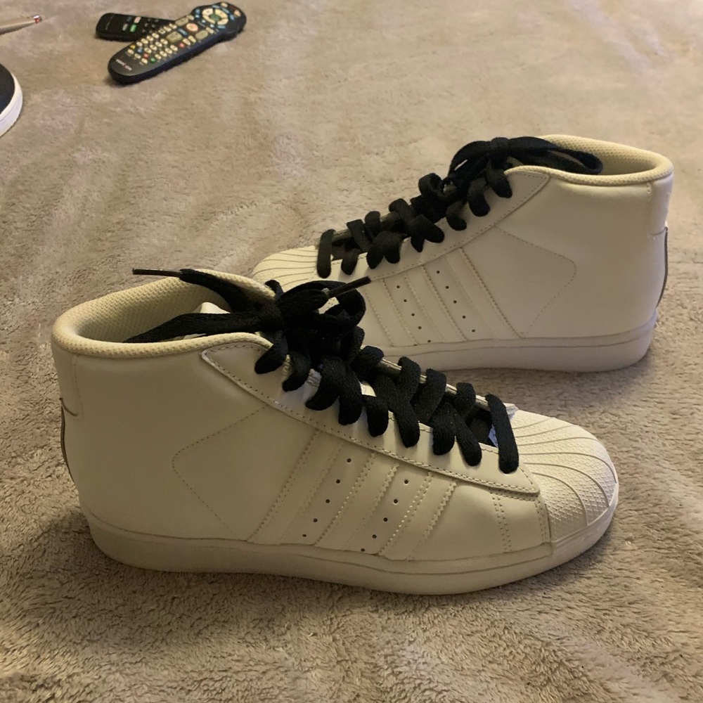 Adidas Superstar High Top (superwhite)